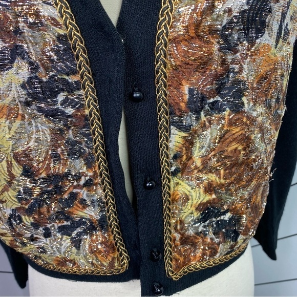 Vintage Park Storyk Embroidered Cardigan Sweater - Size M - Picture 6 of 7
